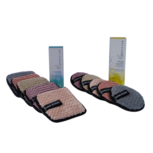 Kit Fem + Almohadillas Desmaquillantes Reutilizables