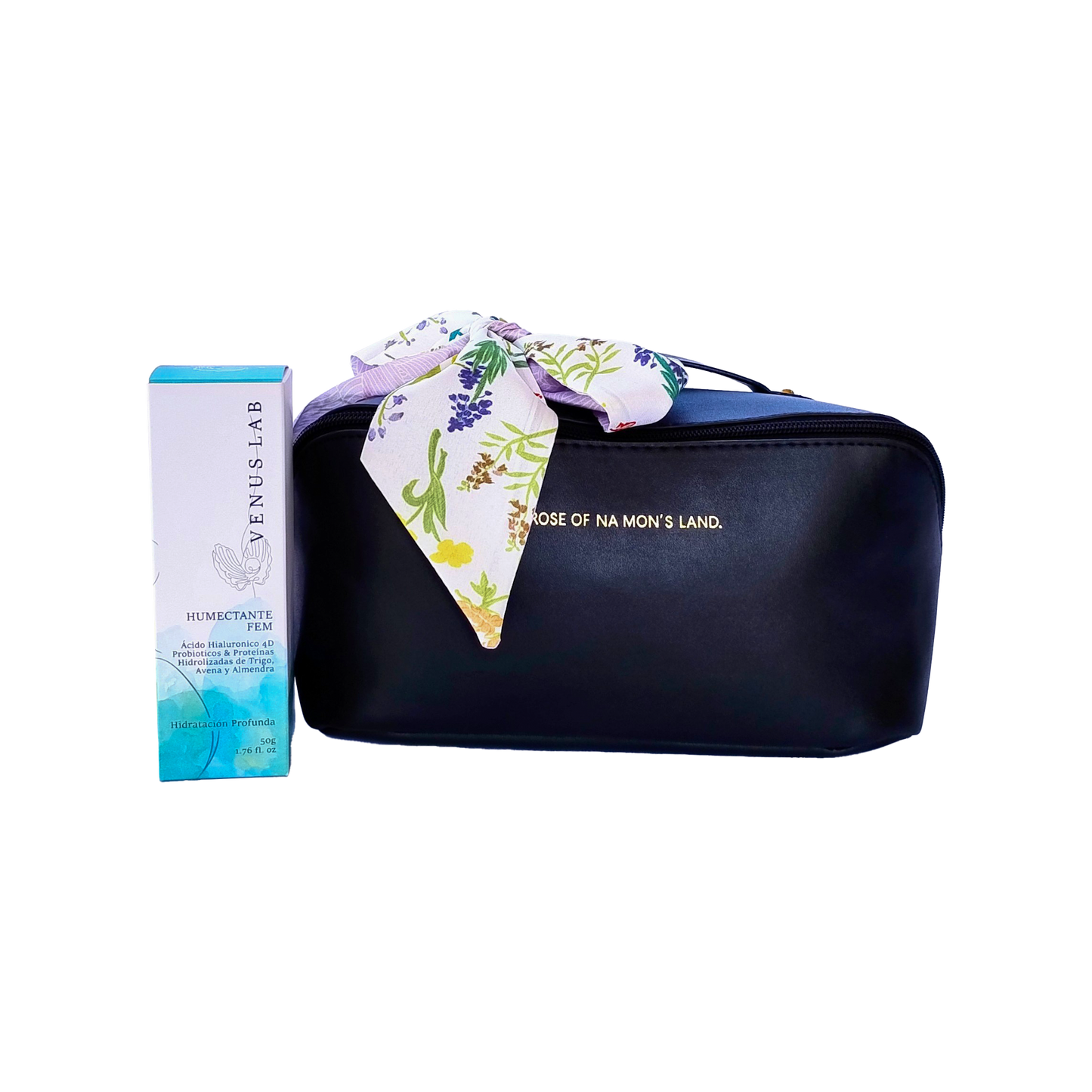 Kit Fem + Cosmetiquera Impermeable Negra