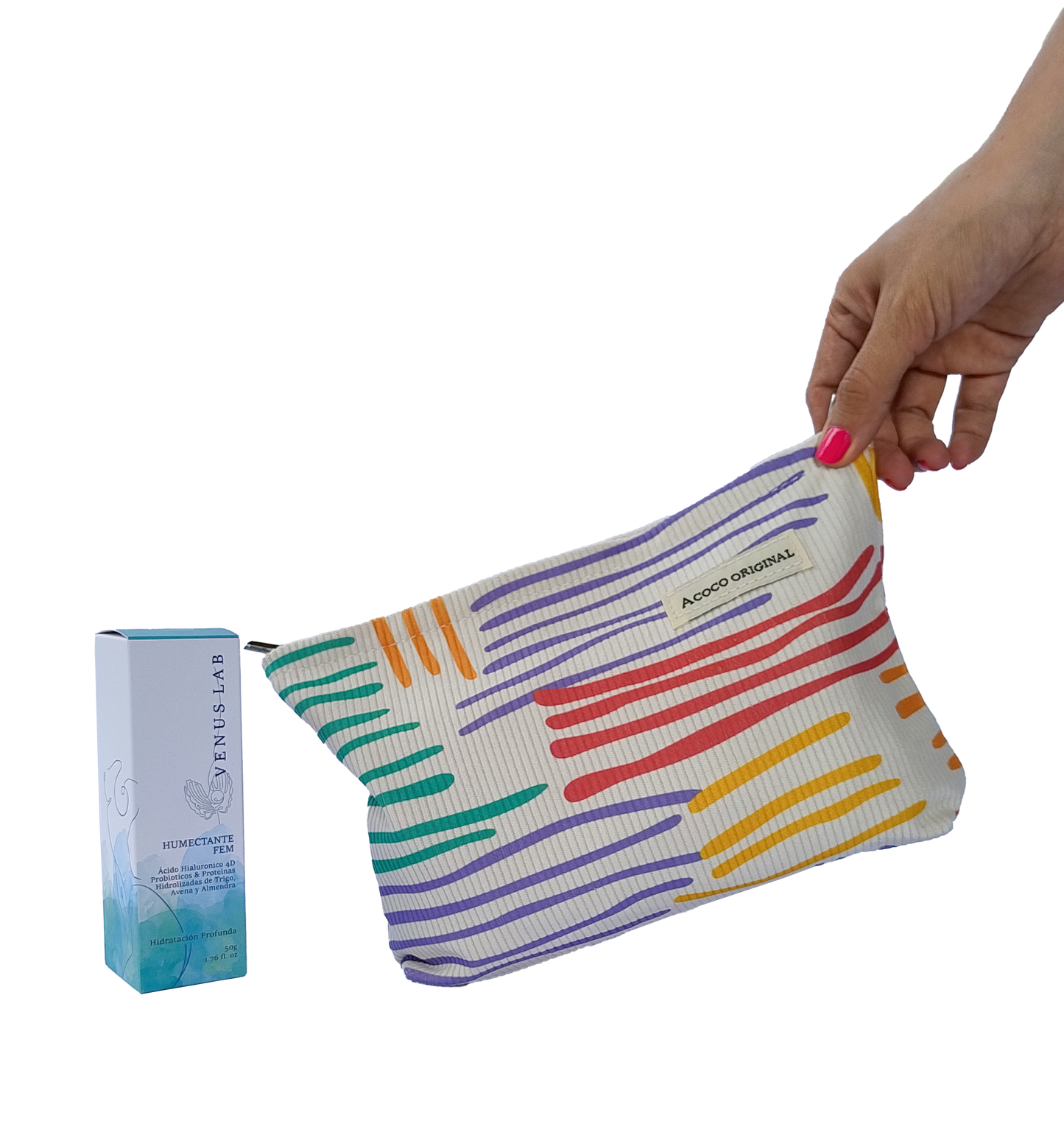 Kit Fem + Cosmetiquera Colores