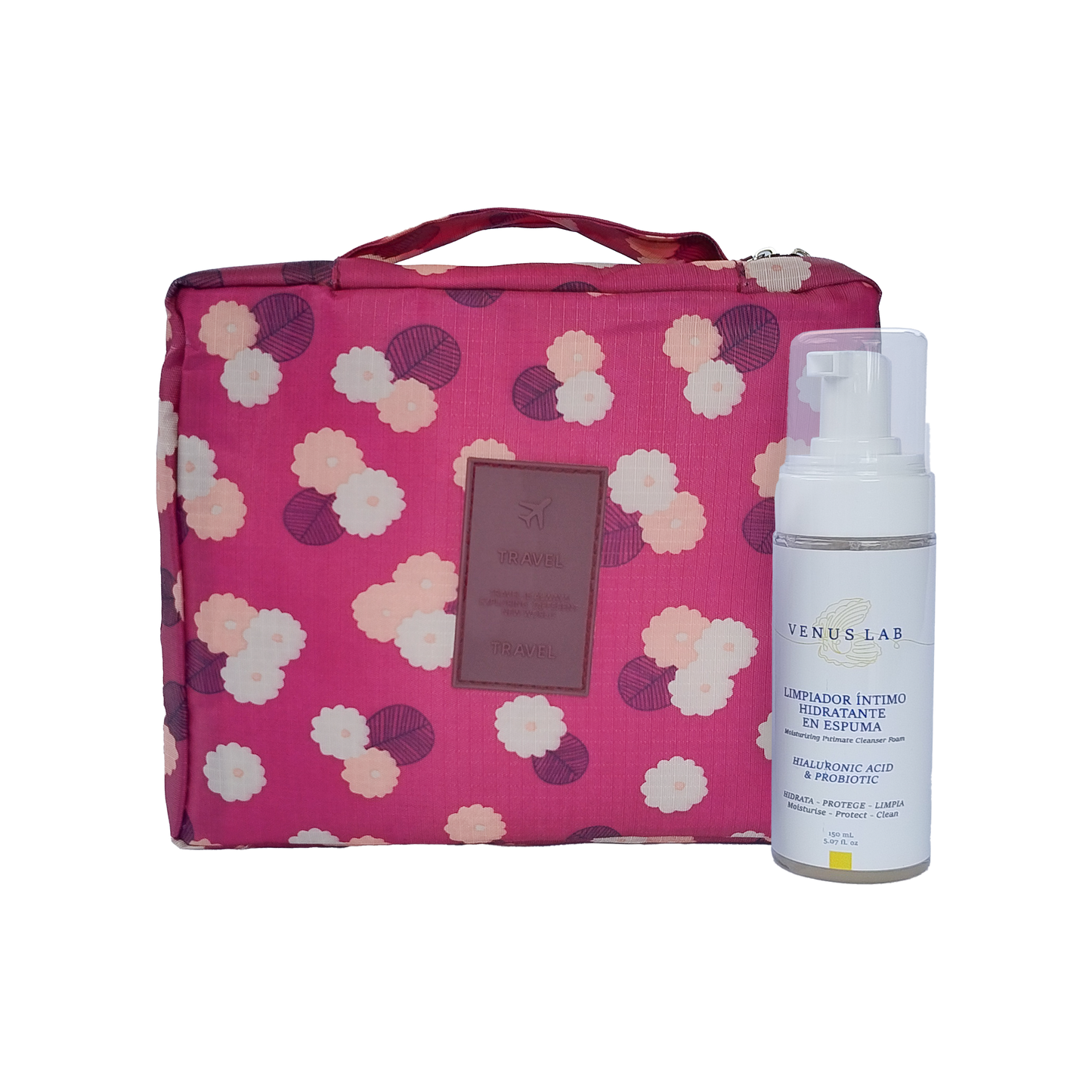 Kit Fem + Organizador Viajero Vinotinto