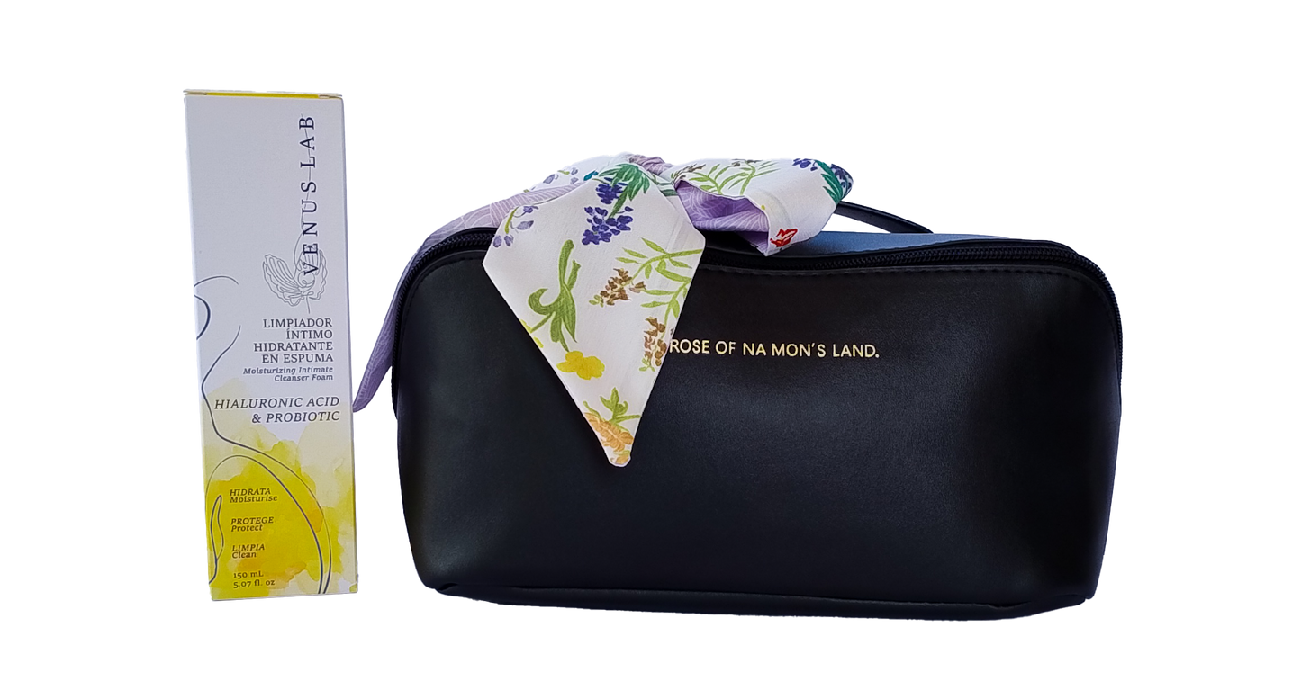 Kit Fem + Cosmetiquera Impermeable Negra