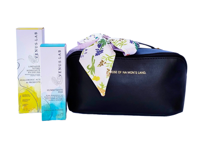 Kit Fem + Cosmetiquera Impermeable Negra