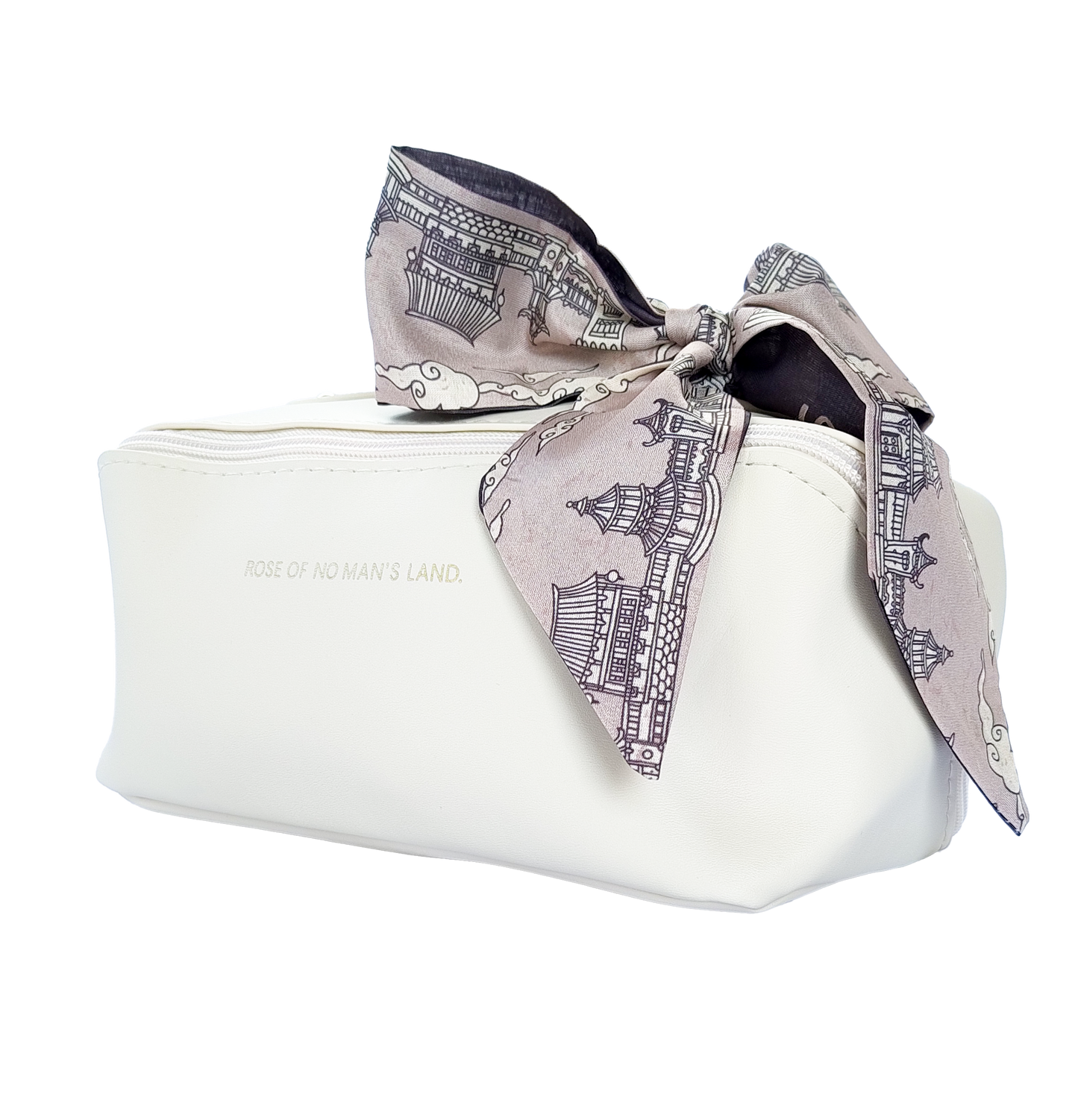 Kit Fem + Cosmetiquera Impermeable Blanca