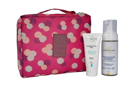 Kit Fem + Organizador Viajero Vinotinto