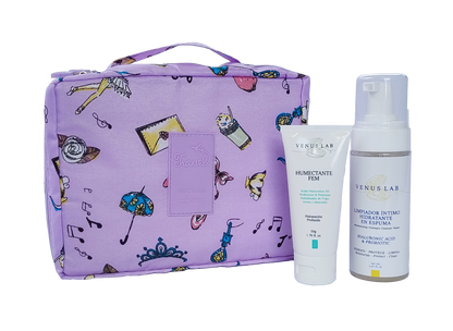 Kit Fem + Organizador Viajero Morado