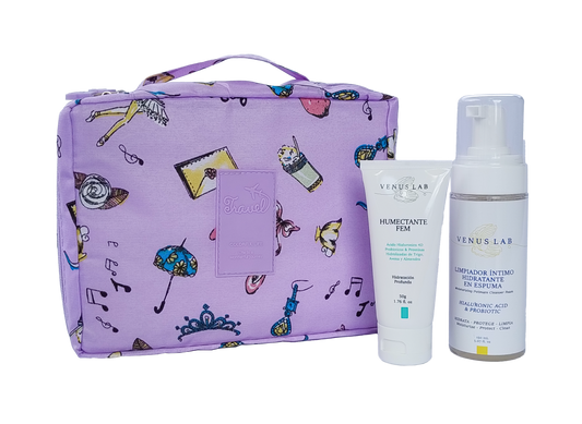 Kit Fem + Organizador Viajero Morado