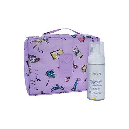 Kit Fem + Organizador Viajero Morado