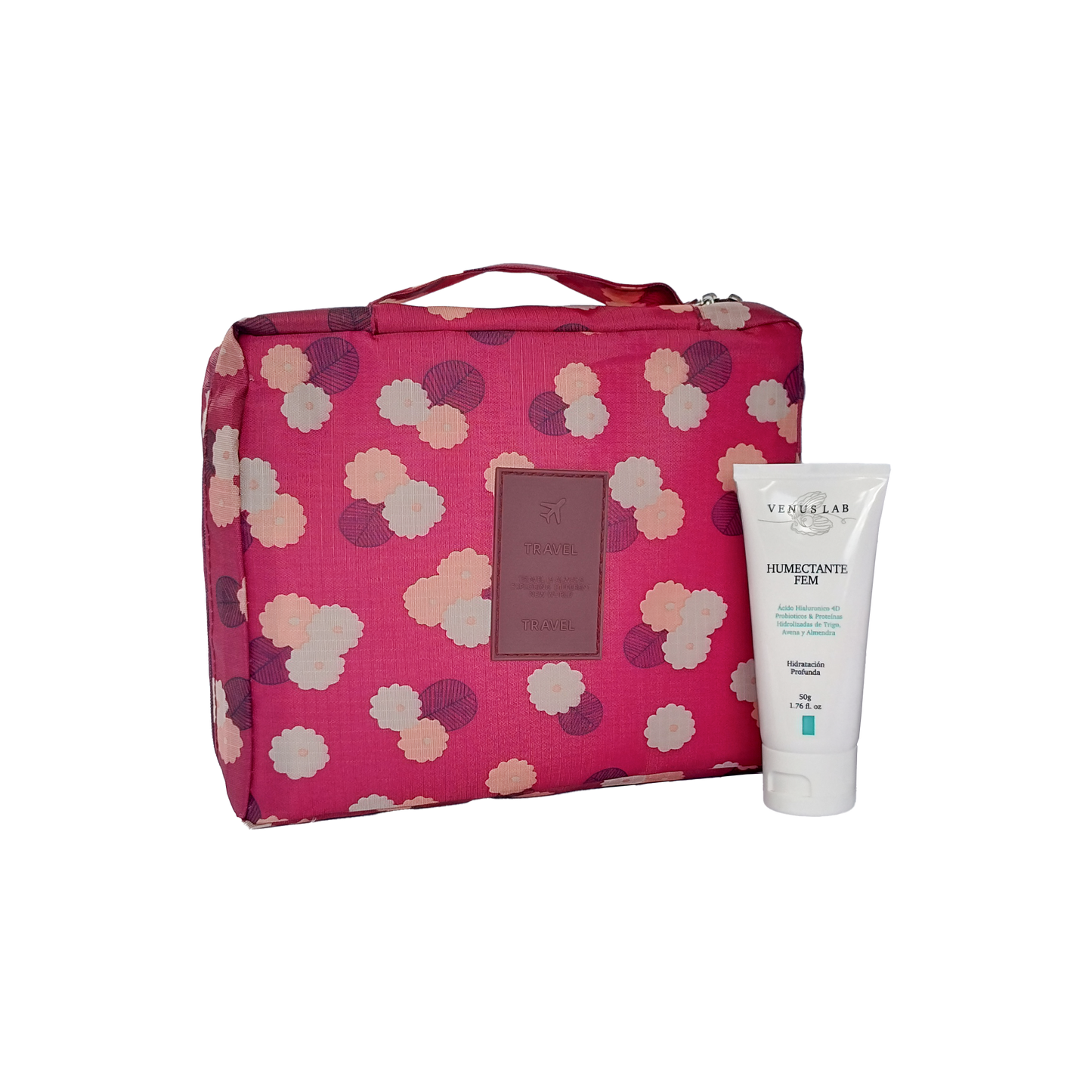 Kit Fem + Organizador Viajero Vinotinto